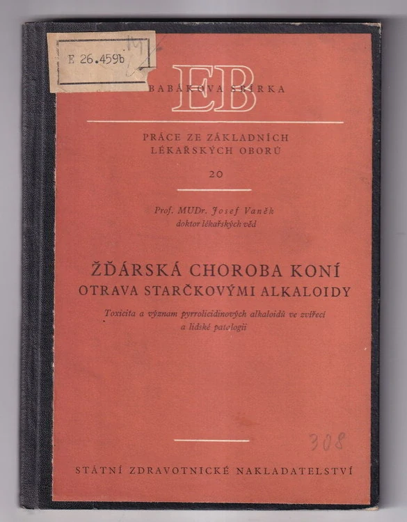 Žďárská choroba koní - otrava starčkovými alkaloidy