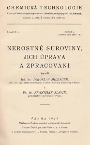 Nerostné suroviny, jich úprava a zpracování