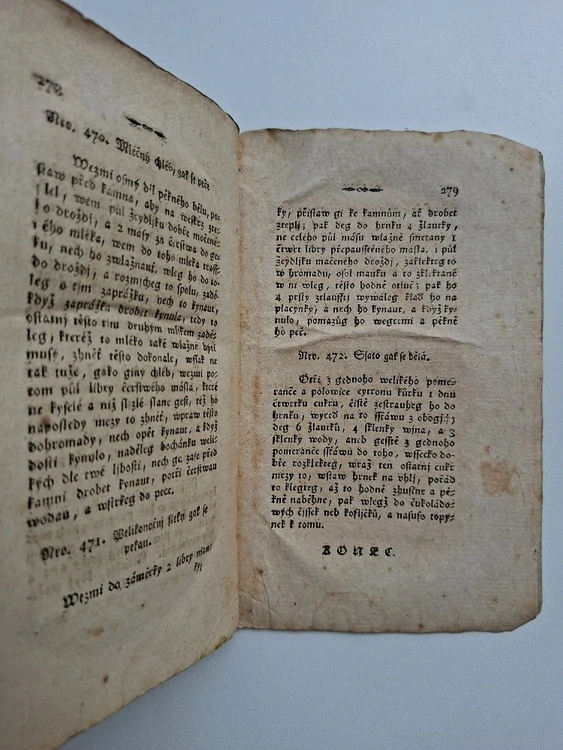 Wyborná Pražská kuchařská kniha (rok 1805)