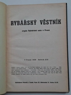  Rybářský věstník 1939 (ročník XIX.) 