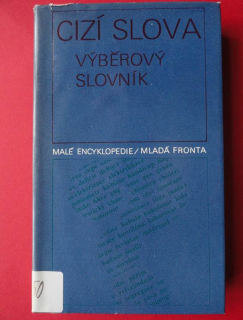 Cizí slova, výběrový slovník
