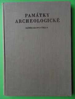 Památky archeologické, ročník LXII 1971, č.2
