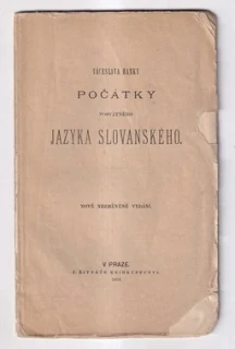 Váceslava Hanky Počátky posvátného jazyka slovanského