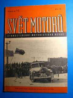4. ročník časopisu SVĚT MOTORŮ 1950  č. 68-94 komplet