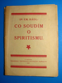 CO SOUDÍM O SPIRITISMU, 1922