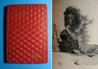 KALENDÁŘ ČSD 1934