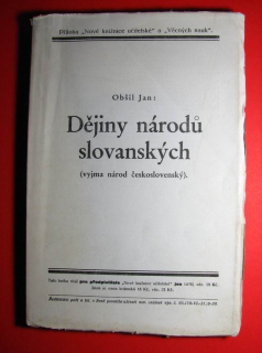 DĚJINY NÁRODŮ SLOVANSKÝCH, 1930