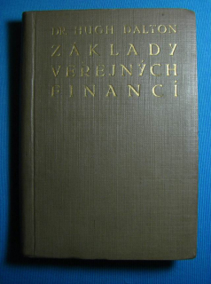 ZÁKLADY VEŘEJNÝCH FINANCÍ, 1930