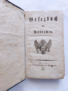 Gesezbuch über Verbrechen 1804