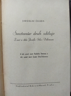 Smetanův druh sděluje