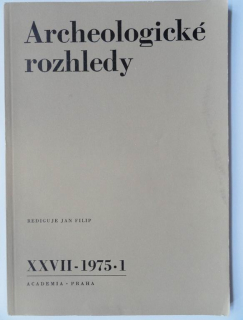 Archeologické rozhledy - XXVII - 1975 * 1