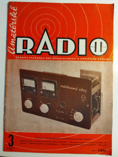 Časopis Amatérské RADIO 3 1966