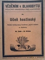 Učeň hostinský hotel, restaurace, hostinec, jejich vedení a obsluha (1920)