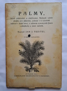 Palmy jejich pěstování a ošetřování (1925)