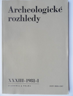 Archeologické rozhledy - XXXIII - 1981 * 1