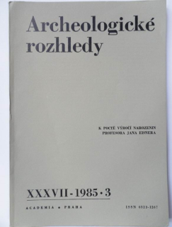 Archeologické rozhledy - XXXVII - 1985 * 3