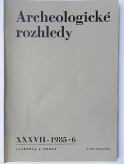 Archeologické rozhledy - XXXVII - 1985 * 6