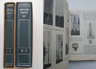 Naučný slovník lesnický 1934+1940 (1.+2. díl)